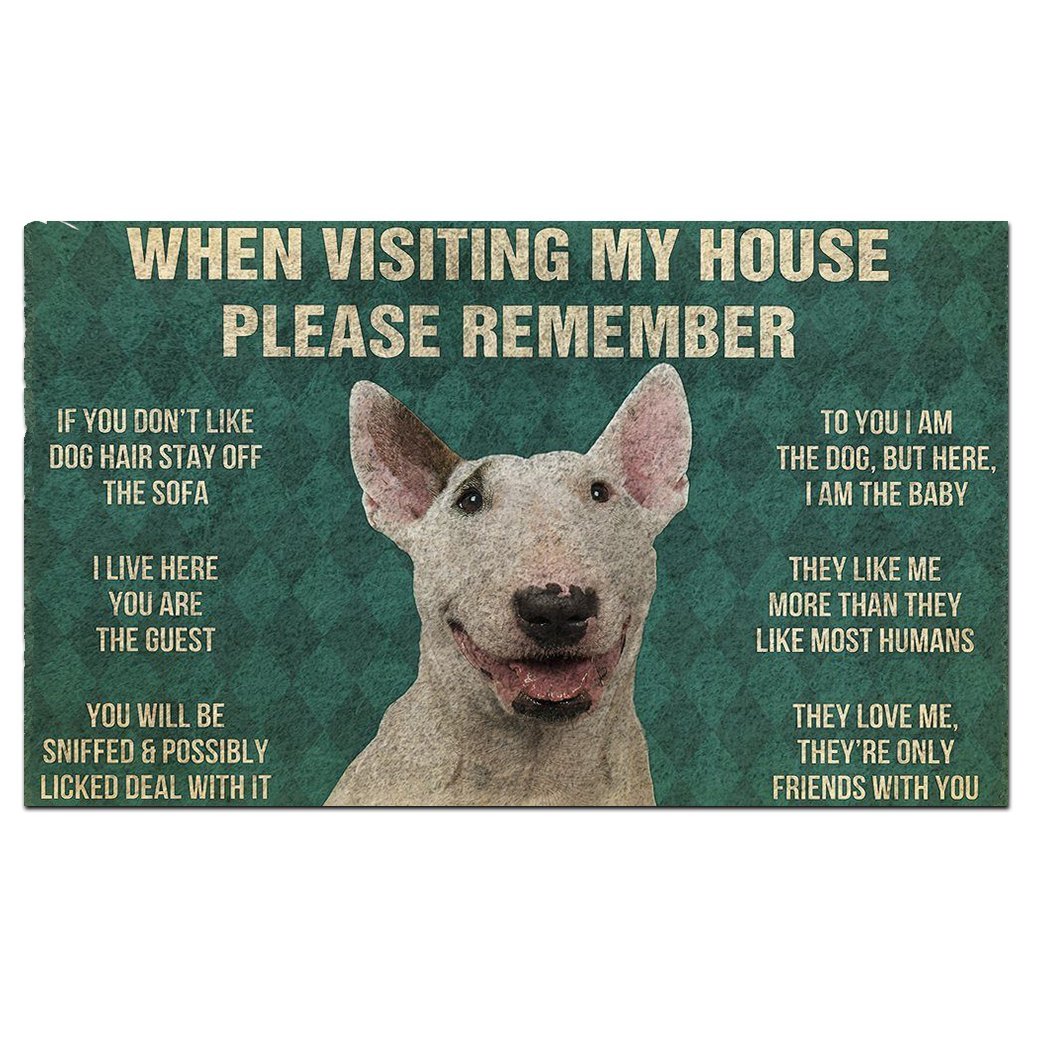 Staffordshire Bull Terrier's Rules Doormat