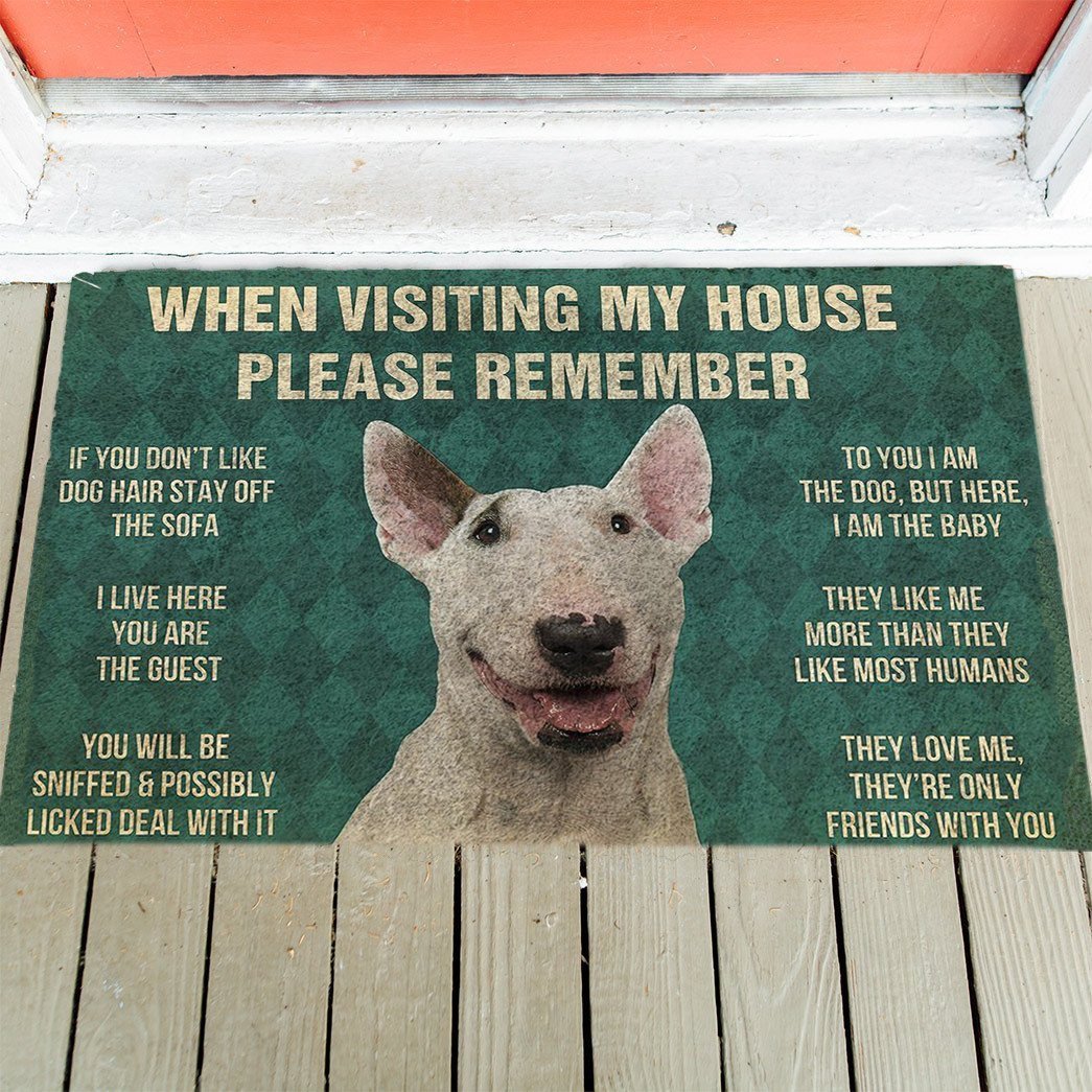 Staffordshire Bull Terrier's Rules Doormat