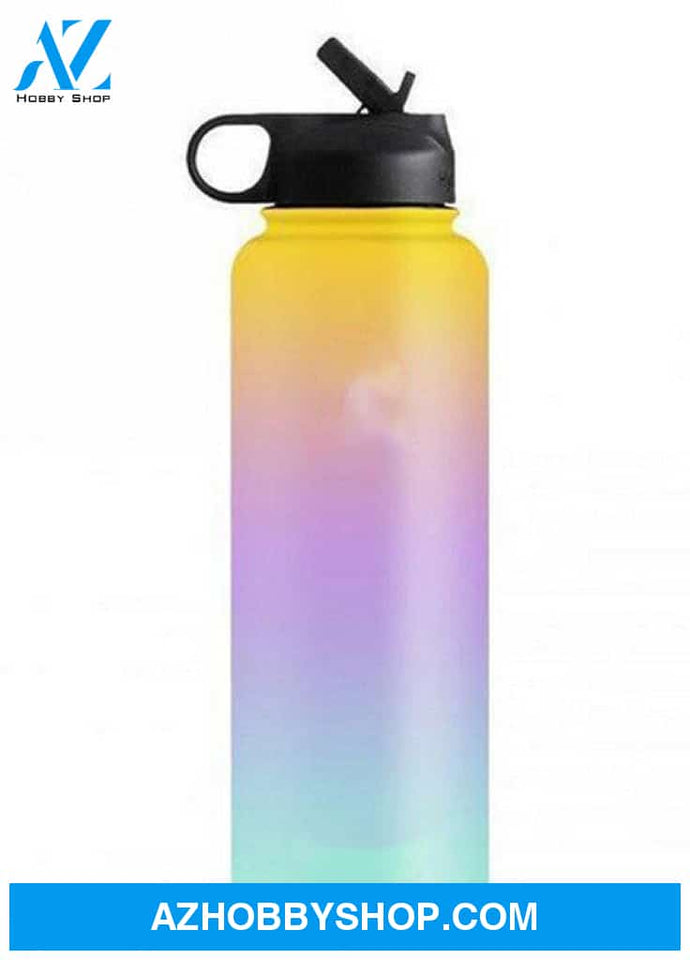 Stainless Steel Wide-Mouth Outdoor Sports Vacuum Flask 7Color / 32Oz