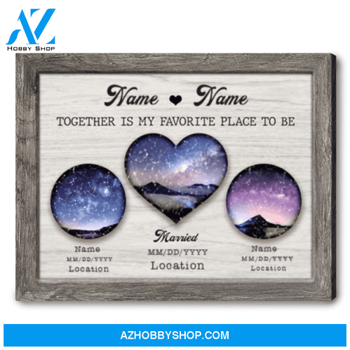 Star Map By Date And Location Custom Star Map Gift Love Wall Art Canvas