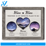 Star Map By Date And Location Custom Star Map Gift Love Wall Art Canvas