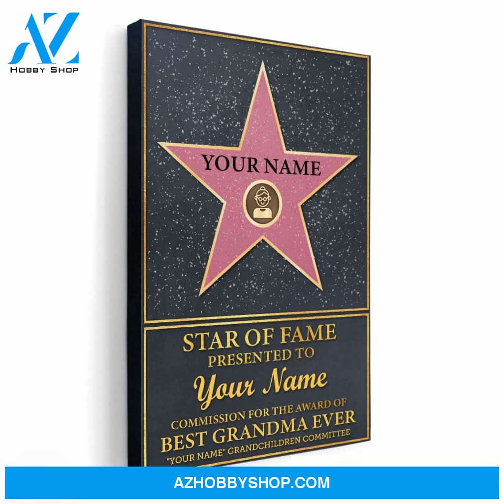 Star Of Fame Canvas & Poster