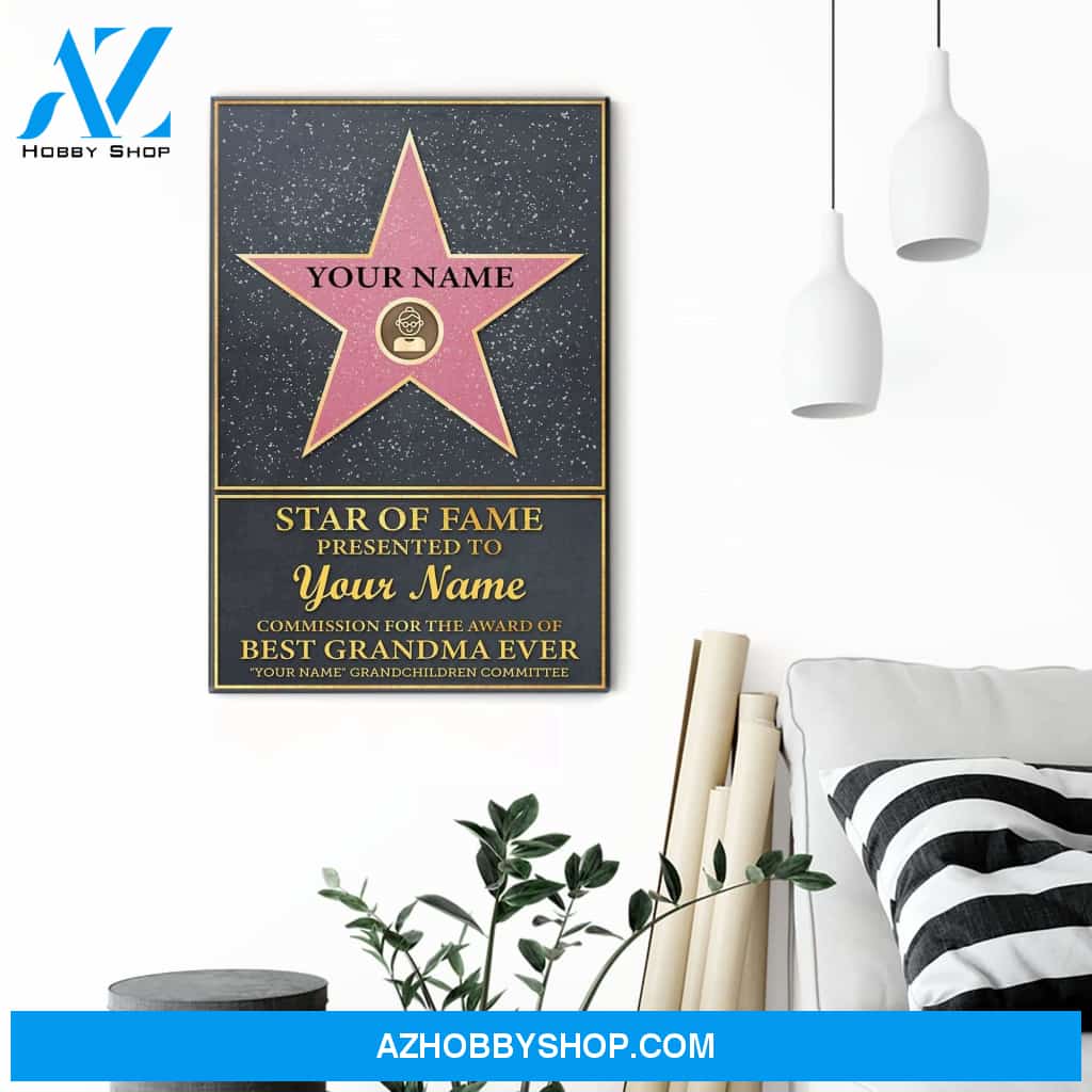 Star Of Fame Canvas & Poster