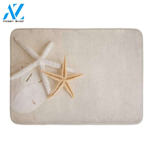 Personalized Name Family House Starfish Indoor And Outdoor Doormat Warm House Gift Welcome Mat Gift For Beach Lovers Gift Idea Birthday Gift