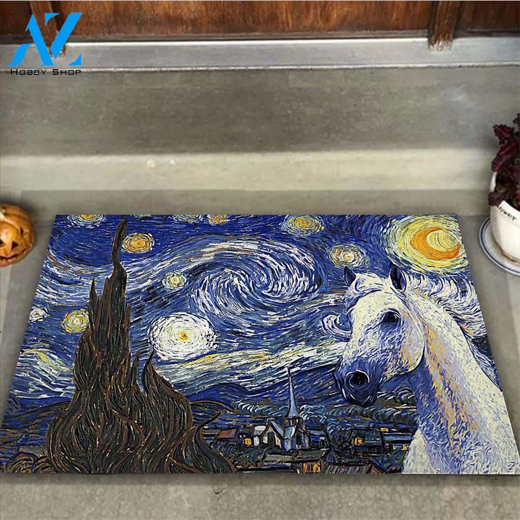 Starry Horse Doormat