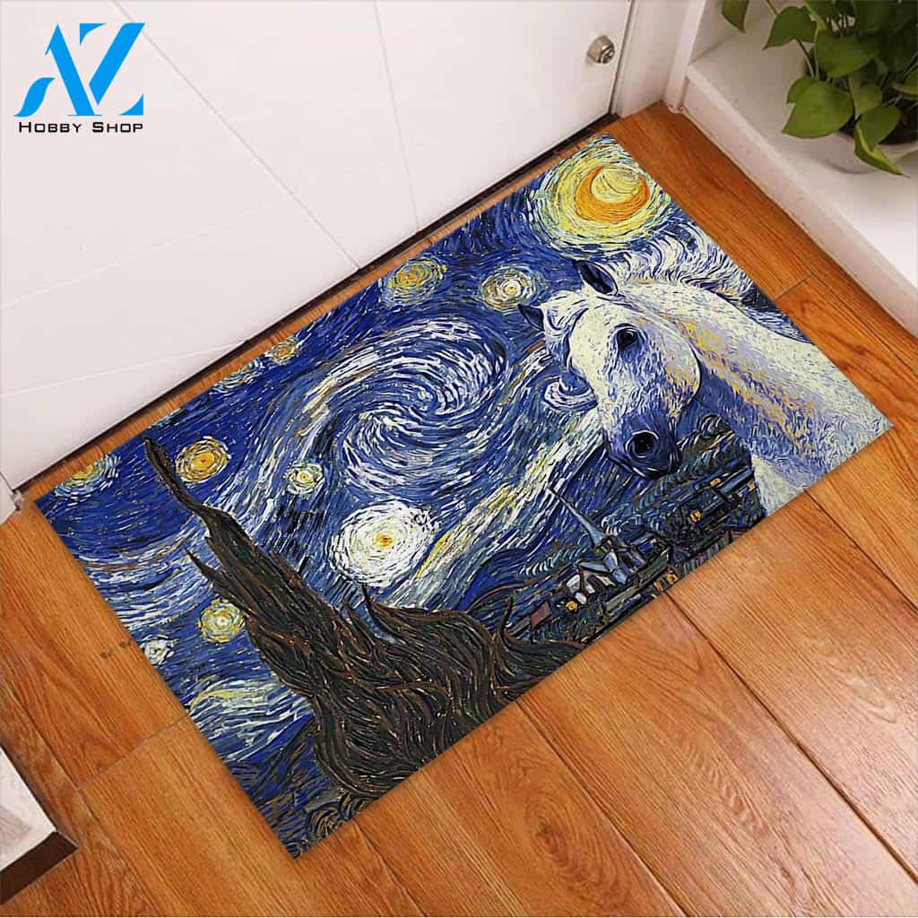 Starry Horse Doormat