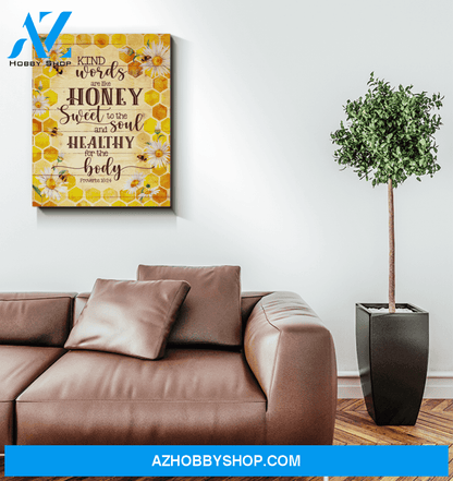 Start Again HummingBird Flowers Premium Canvas Wall Art