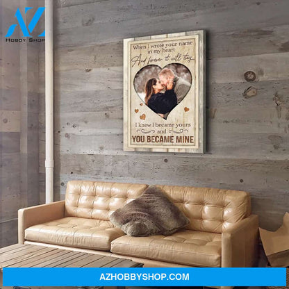 Stay Forever - Personalized Custom Photo Canvas