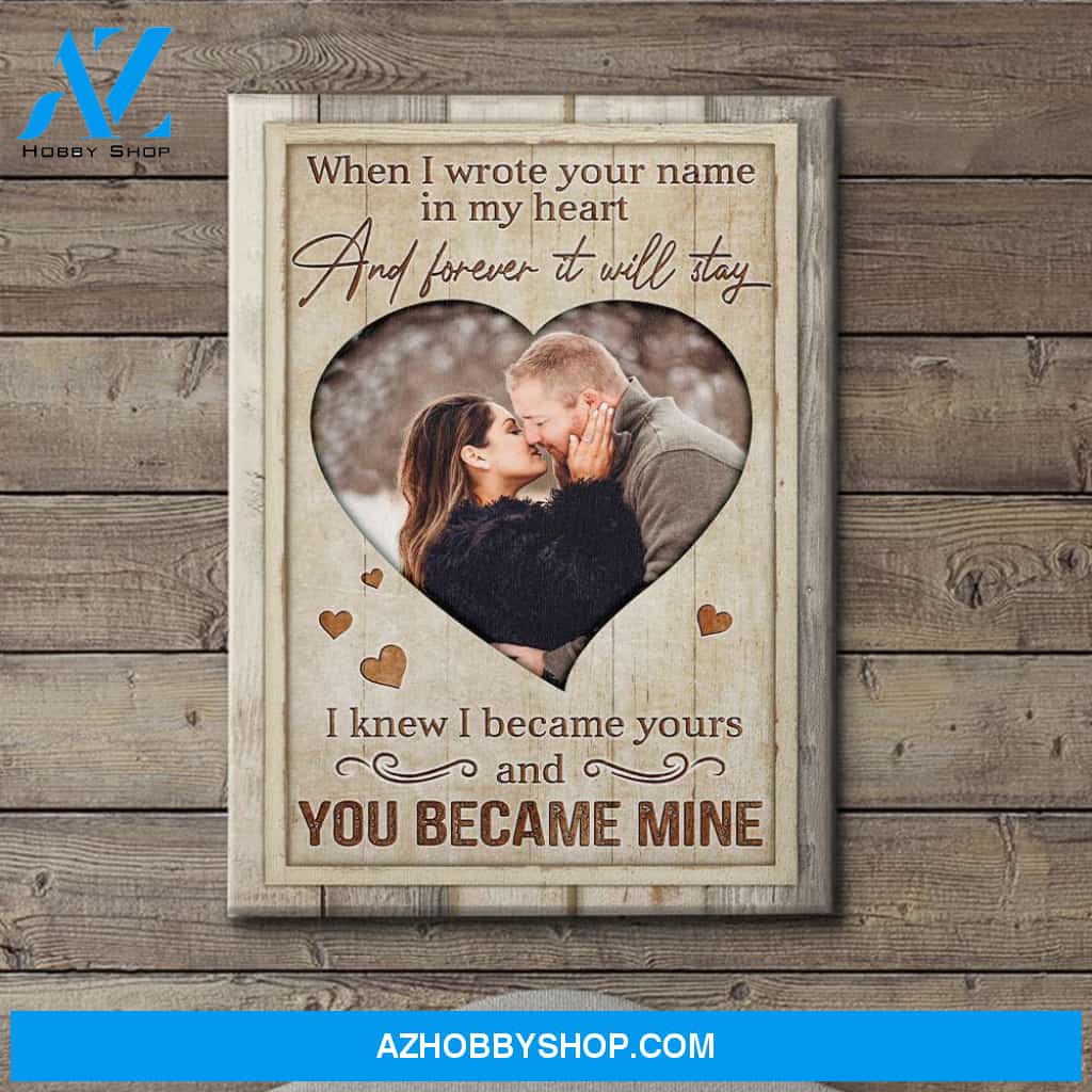 Stay Forever - Personalized Custom Photo Canvas