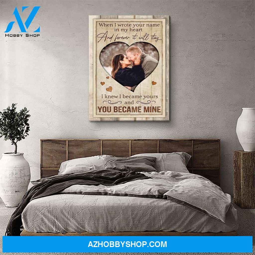 Stay Forever - Personalized Custom Photo Canvas