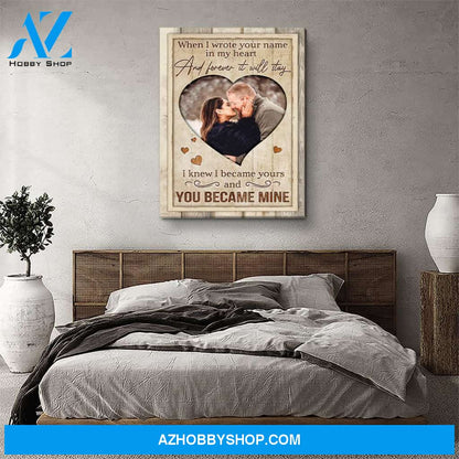Stay Forever - Personalized Custom Photo Canvas