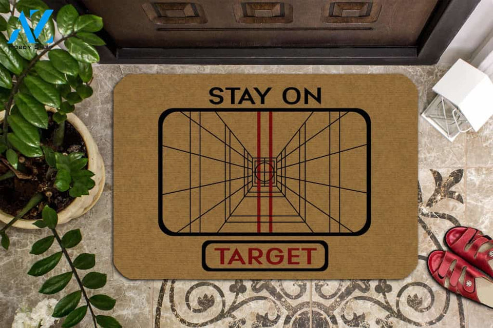 Stay On Target Doormat | Welcome Mat | House Warming Gift