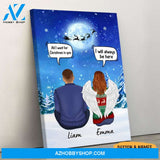 Still Talk About You Conversation, Christmas Memorial Gift, Premium Personalized Canvas Wall Art