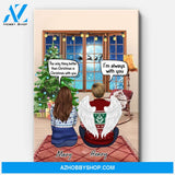 Still Talk About You Conversation, Christmas Memorial Gift, Premium Personalized Canvas Wall Art