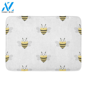 Stock Yellow Bee Doormat Welcome Mat House Warming Gift Home Decor Funny Doormat Gift Idea