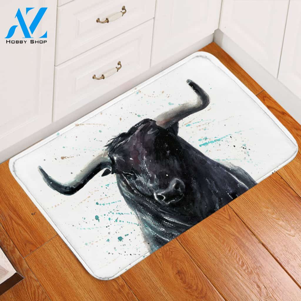 Stocky Buffalo White Door Mat
