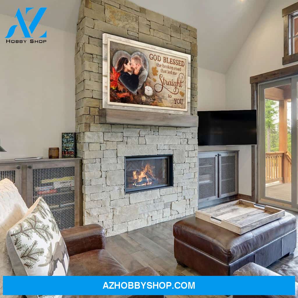 Straight To You - Personalized Custom Photo Canvas