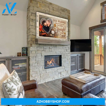 Straight To You - Personalized Custom Photo Canvas