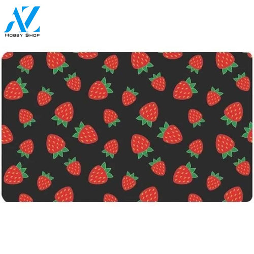 Strawberry Funny Fruit Doormat Welcome Mat Housewarming Gift Home Decor Funny Doormat Gift Idea For Fruit Lovers Gift For Friend