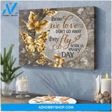 Stunning Butterfly Canvas Fly Beside Us Wall Art Decor | Moosfy Wrap Canvas Ready To Hang