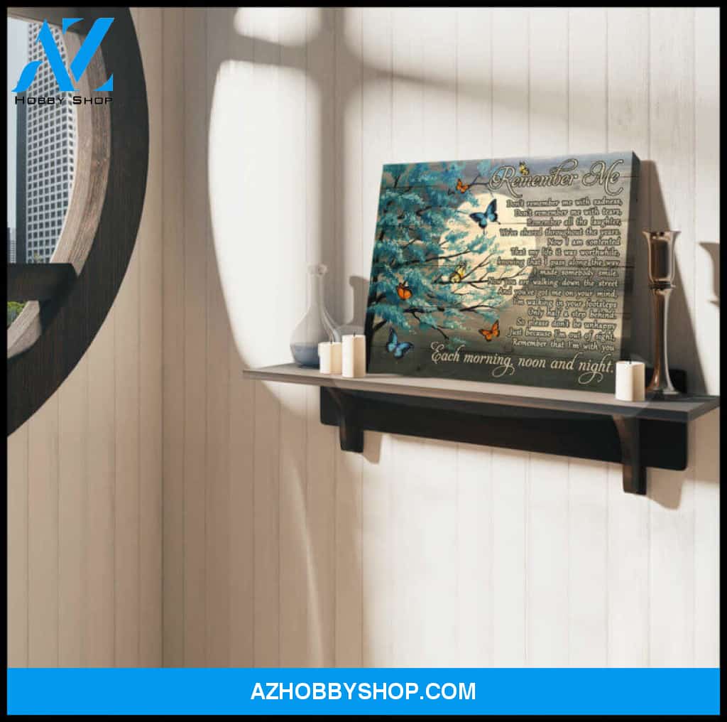 Ohcanvas Stunning Butterfly Canvas Remember Me Wall Art Decor