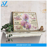 Ohcanvas Stunning Dandelion and Butterfly Canvas You Belong Wall Art Decor