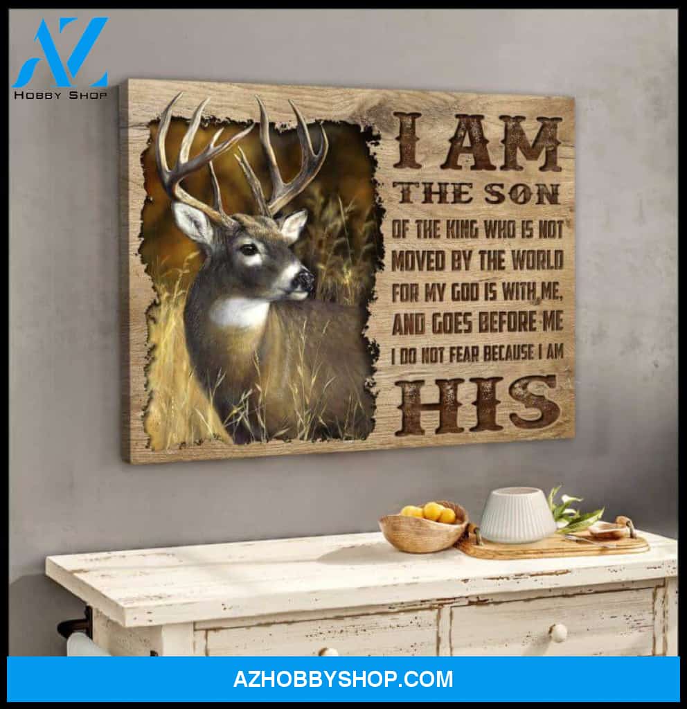 Stunning Deer Canvas - Hanging Art For Living Room