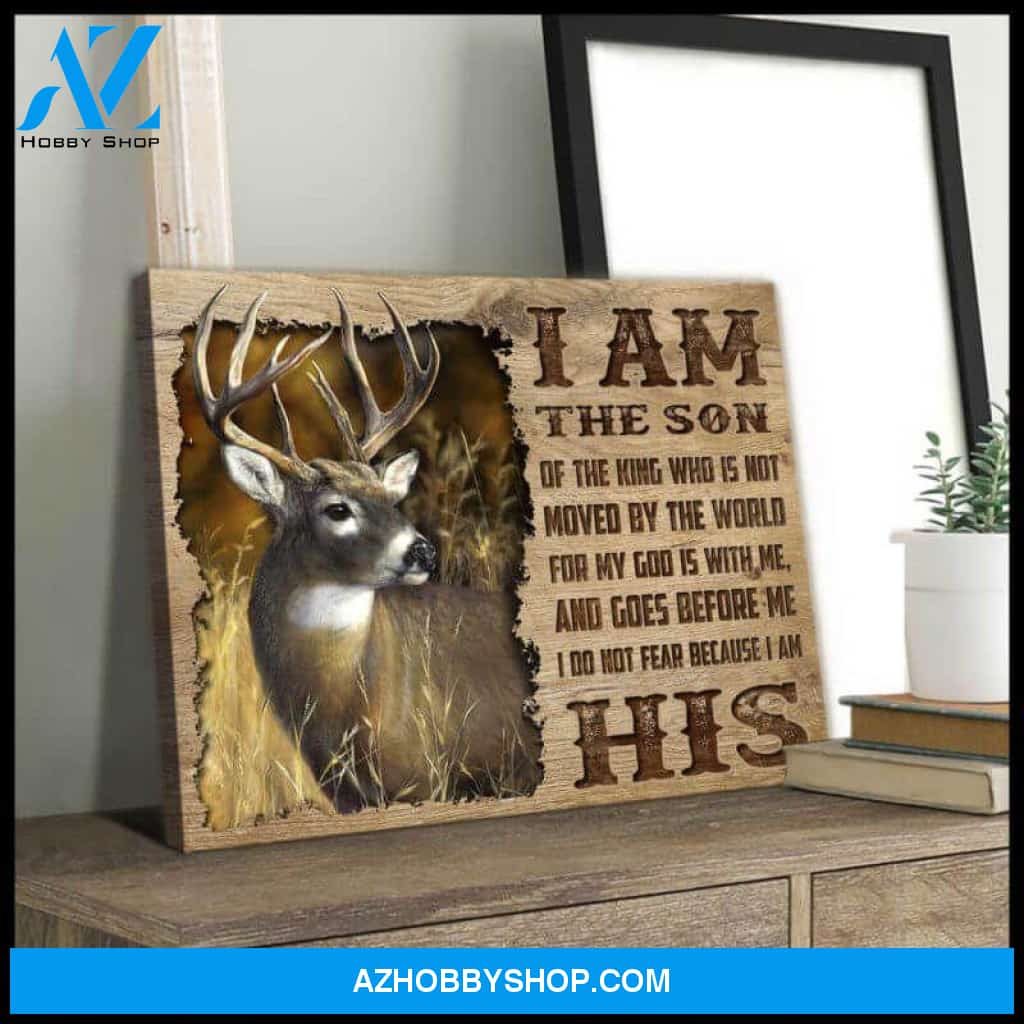 Stunning Deer Canvas - Hanging Art For Living Room
