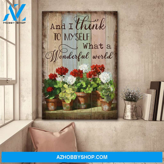 Stunning flower - What a wonderful world Jesus Portrait Canvas Prints, Wall Art