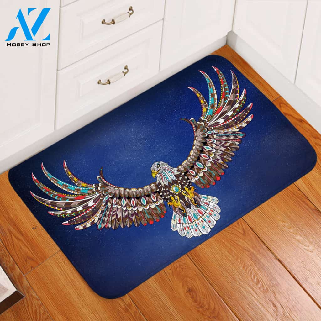 Stylized Eagle Door Mat