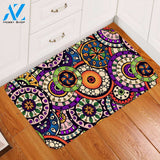 Stylized Rings Door Mat