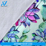 Succulent Blanket Large
