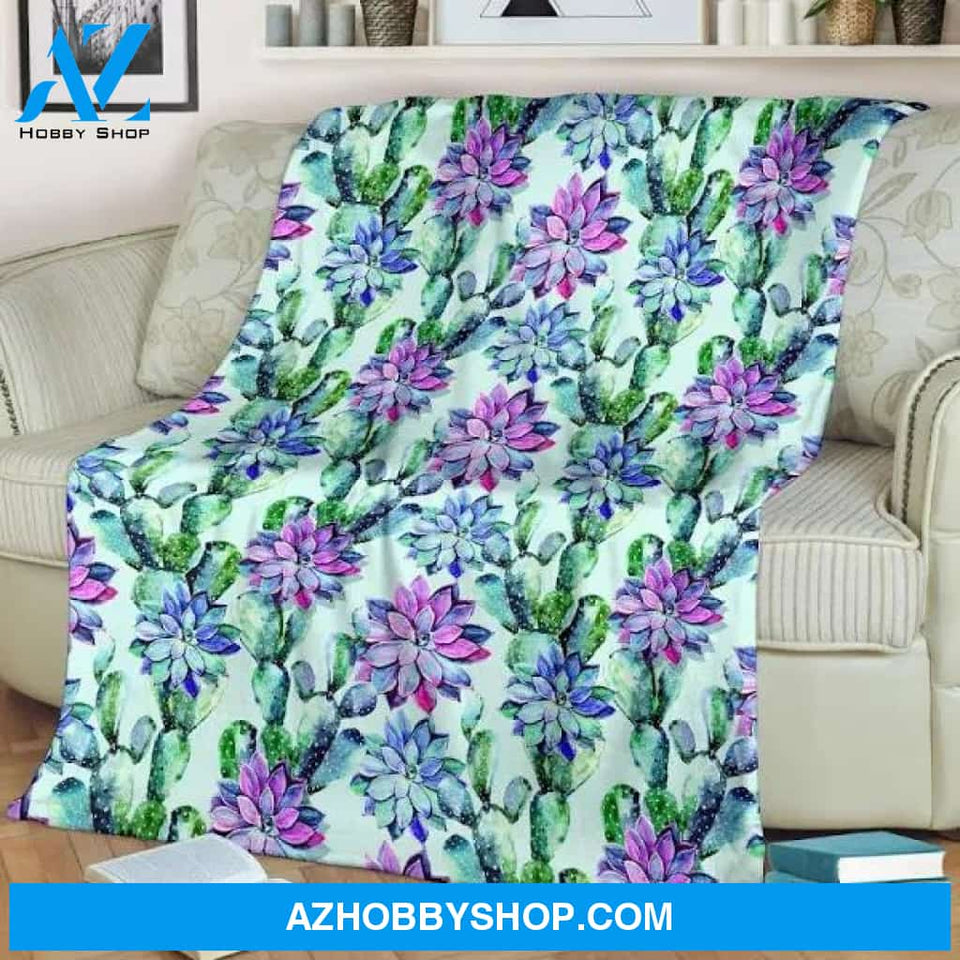 Succulent Blanket Large