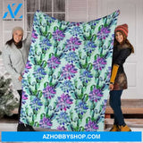 Succulent Blanket Large