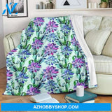 Succulent Blanket Large