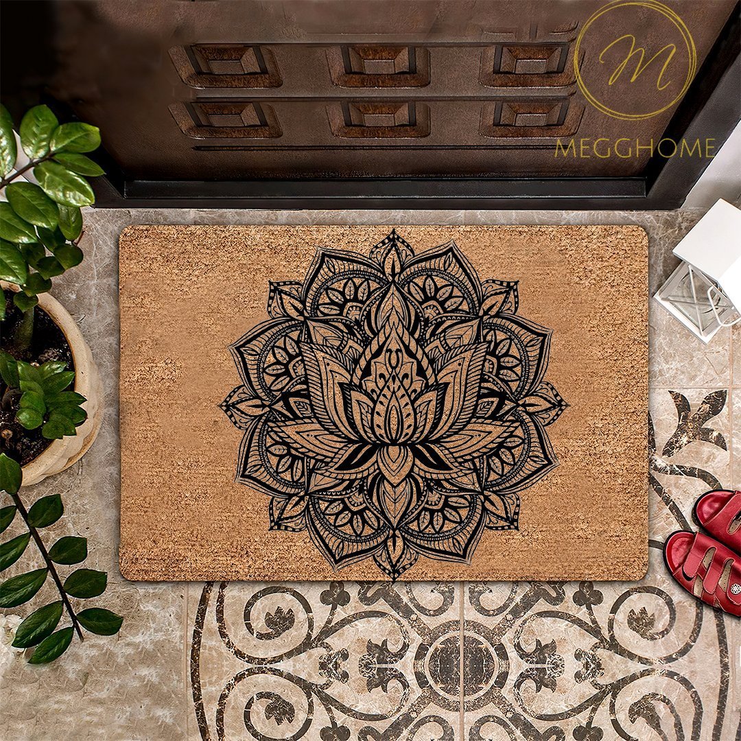 Mandala Boho 49 Doormat | Colorful | Size 8x27'' 24x36''