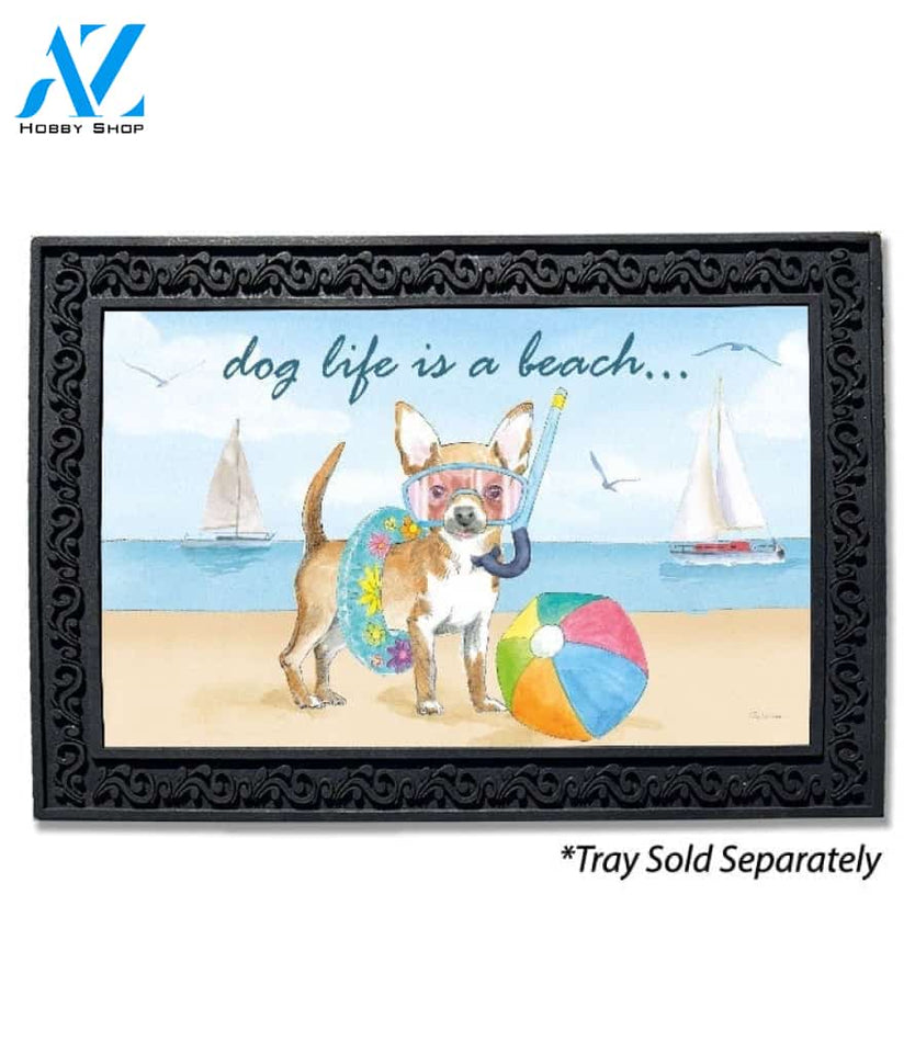Summer Paws Chihuahua Doormat - 18" x 30"