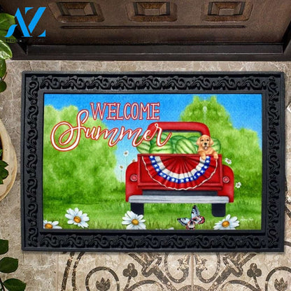 Summer Truck Doormat - 18" x 30"