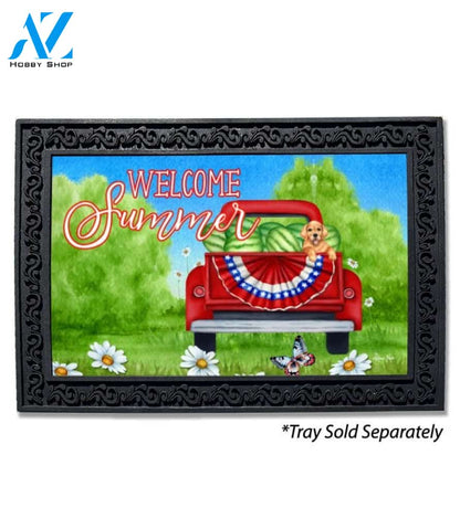 Summer Truck Doormat - 18" x 30"