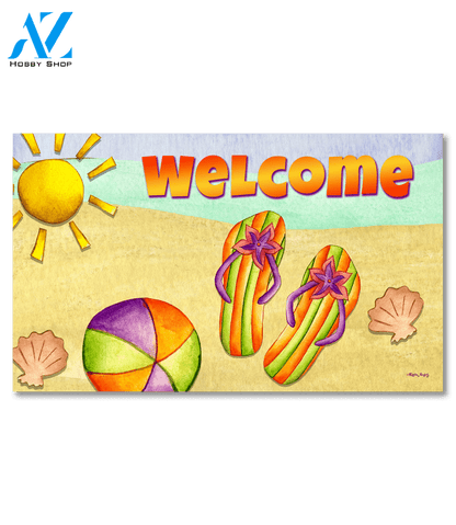 Sun Sand and Flip Flops Doormat - 18" x 30"