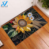 Sunflower 3D Pattern Print Doormat
