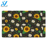 Sunflower And Chamomile Door Mat
