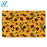 Sunflower Butterfly Door Mat
