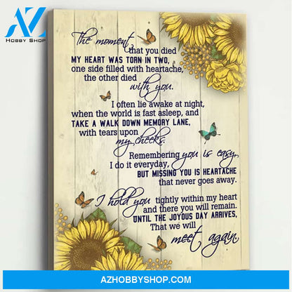 Sunflower Canvas Prints Wall Art - Matte Canvas