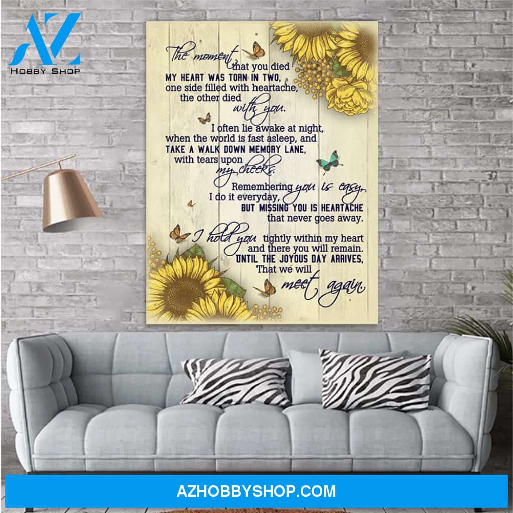 Sunflower Canvas Prints Wall Art - Matte Canvas