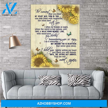 Sunflower Canvas Prints Wall Art - Matte Canvas