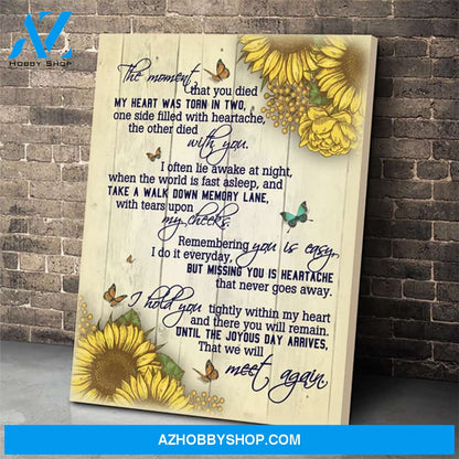 Sunflower Canvas Prints Wall Art - Matte Canvas