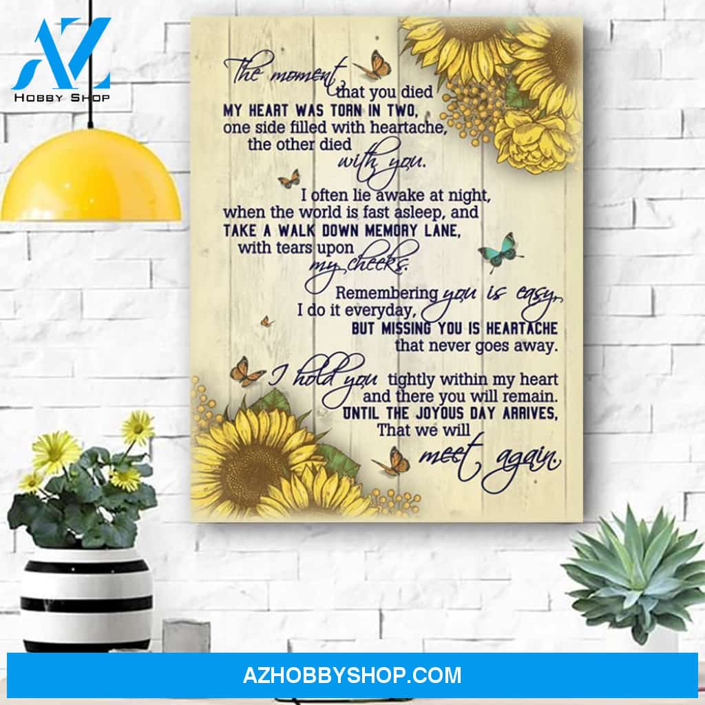 Sunflower Canvas Prints Wall Art - Matte Canvas