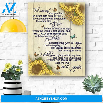 Sunflower Canvas Prints Wall Art - Matte Canvas