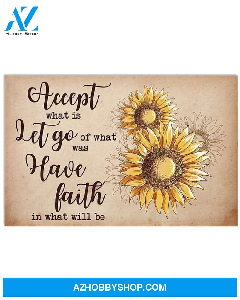 Sunflower Have Faith Canvas Wall Art Wall Decor Visual Art